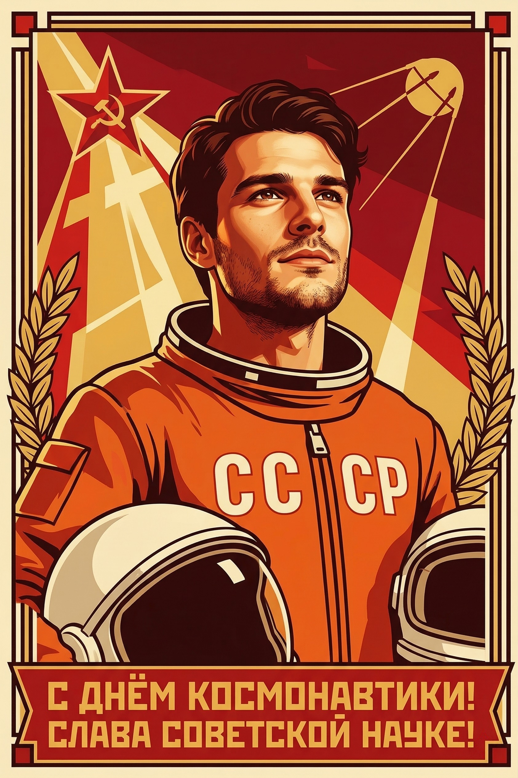 Открытка: советский плакат