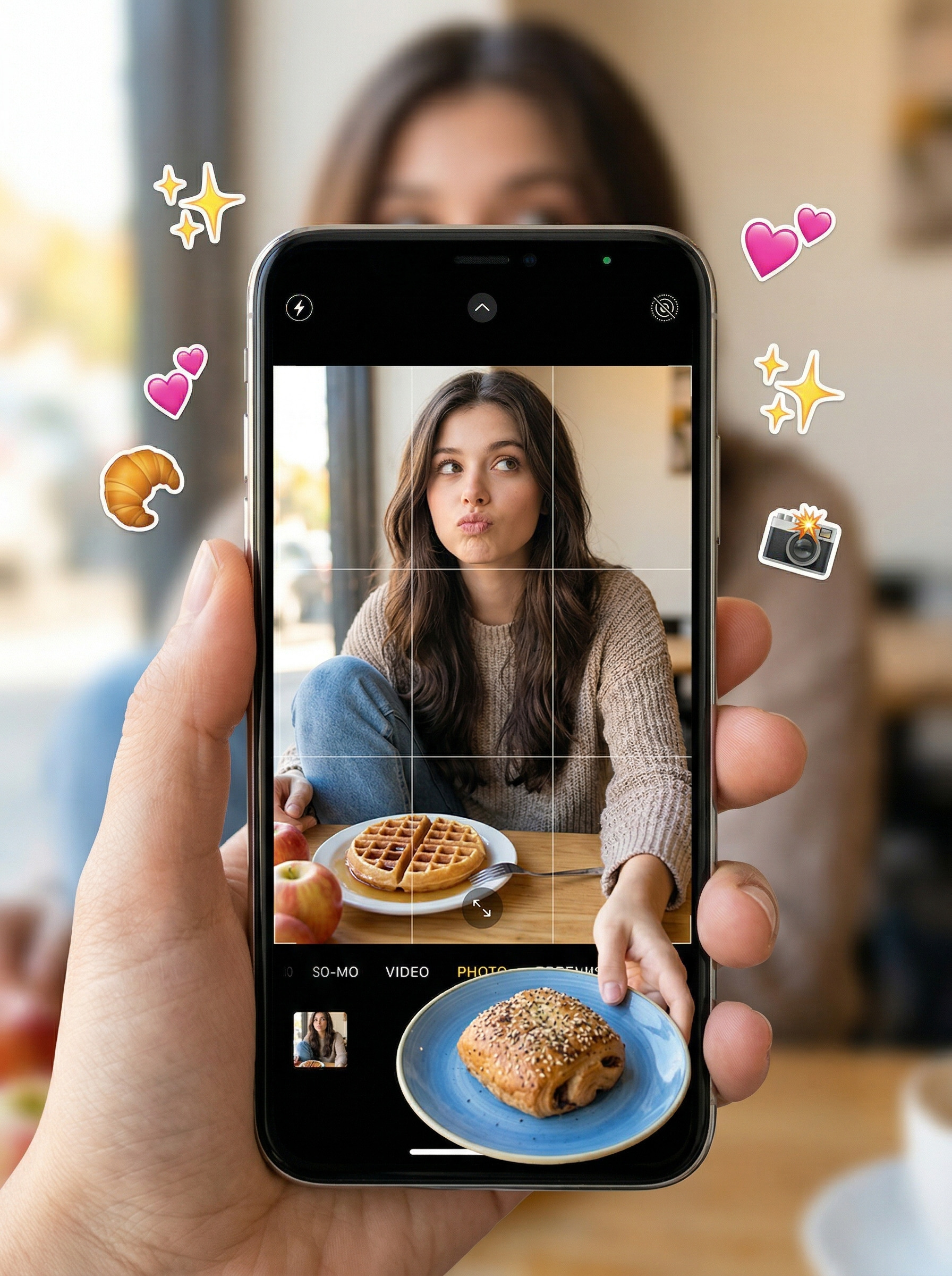 Вирусное фото в кафе