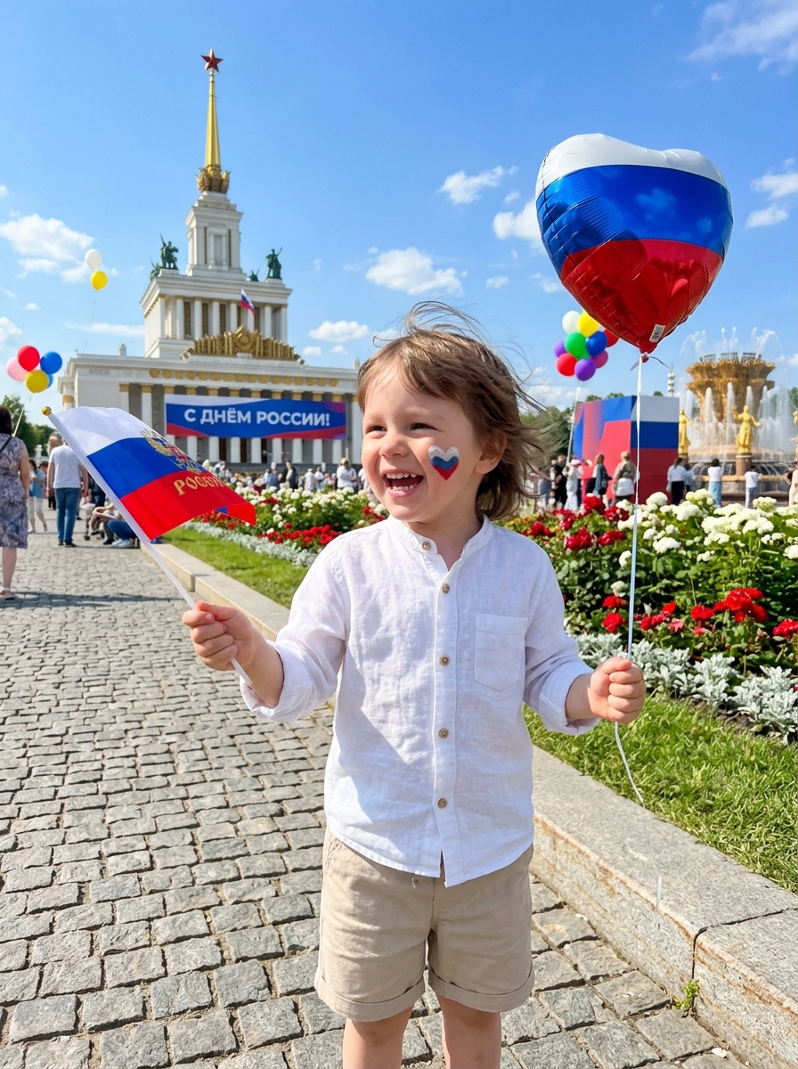 Ребенок на ВДНХ