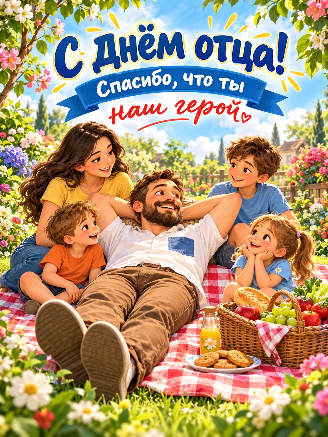 Семейный пикник для героя