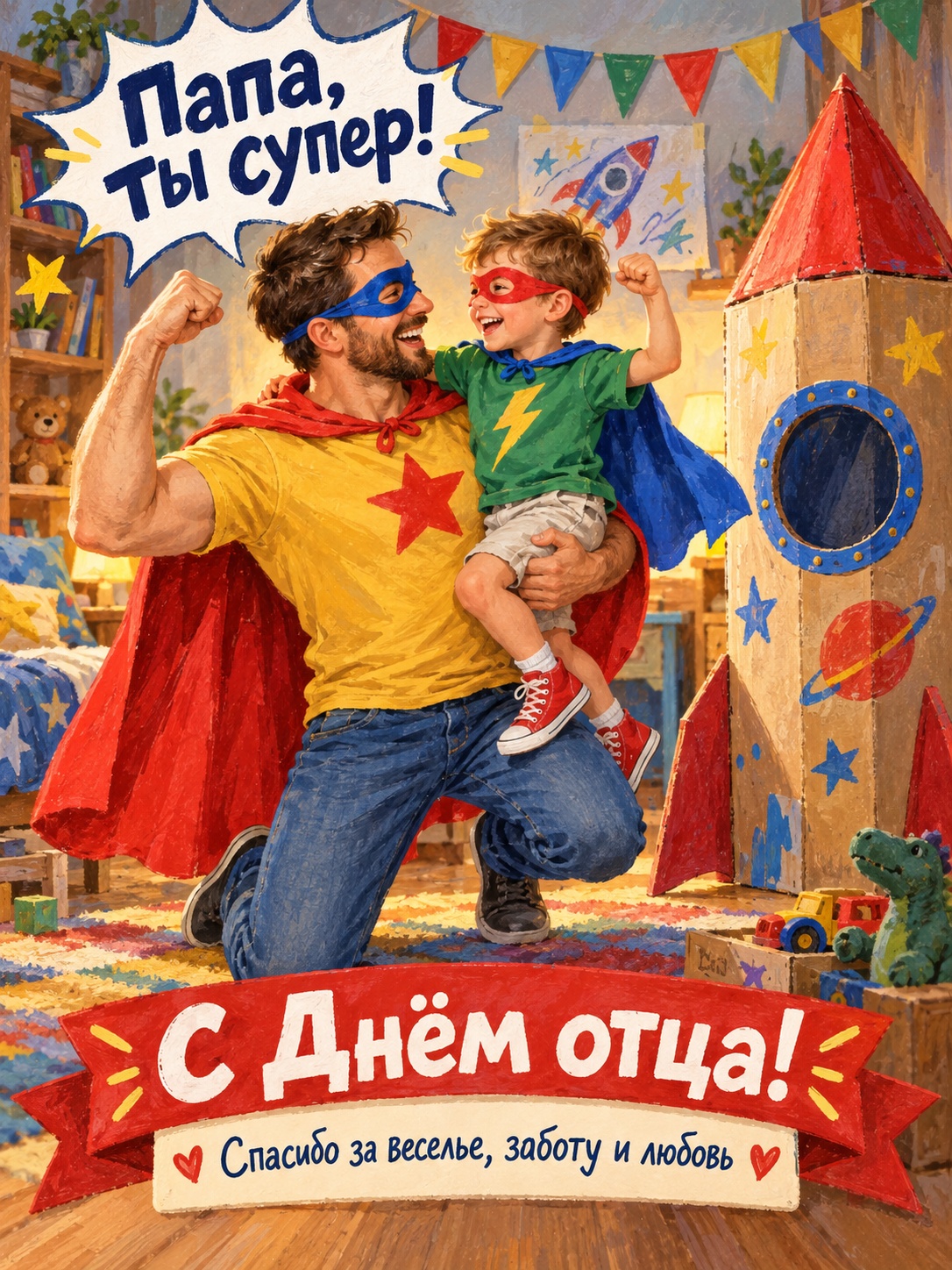 Супергерои строят ракету