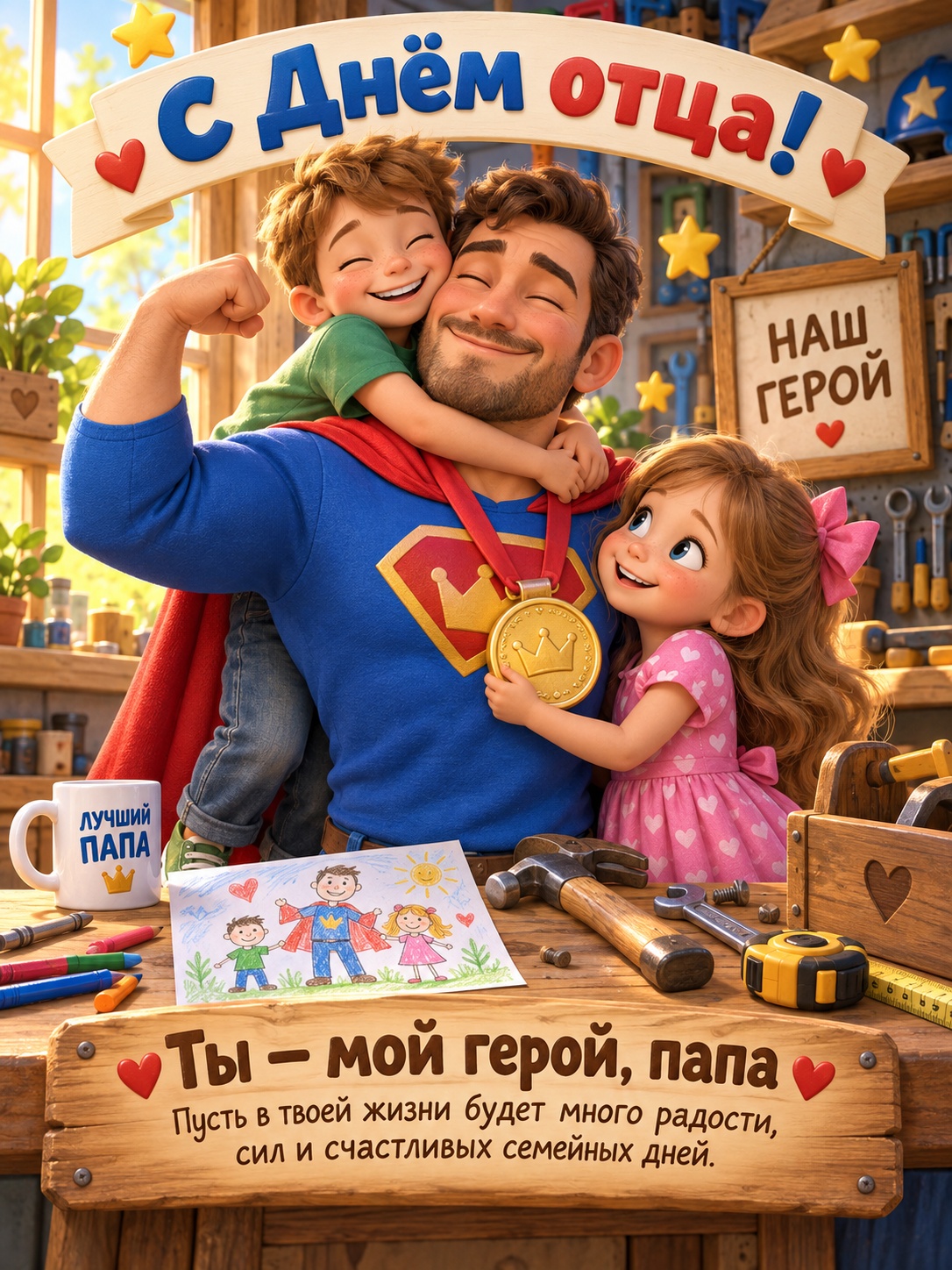 Папа — наш герой
